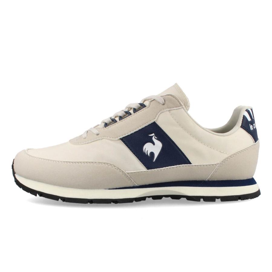 le coq sportif LCS VITESSE ルコック スポルティフ LCS ヴィテス メンズ レディース ローカット OFF WHITE/NAVY ホワイト ql1vjc14on｜lowtex-plus｜04