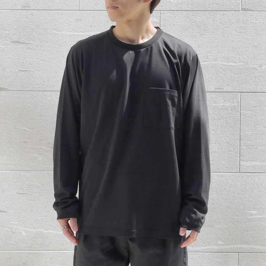 SNOW PEAK INSECT SHIELD LONG SLEEVE T-SHIRT スノーピーク インセクト シールド ロングスリーブ Tシャツ メンズ レディース BLACK ブラック SW-24SU006｜lowtex-plus｜07