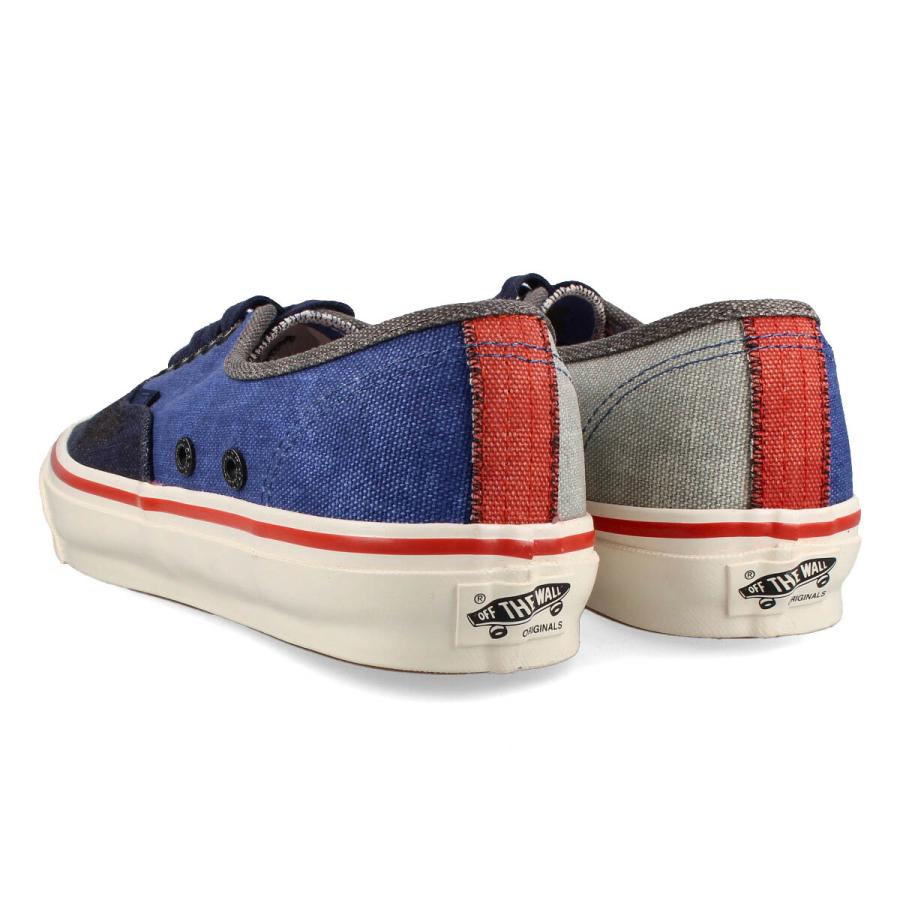 VANS VAULT OG AUTHENTIC LX NIGEL CABOURN バンズ ボルト OG オーセンティック LX ナイジェル・ケーボン メンズ ローカット NAVY/MIX ネイビー vn-0a4bv99rd｜lowtex-plus｜03