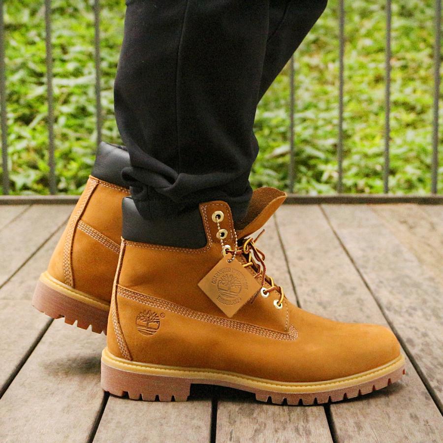 ティンバーランド メンズ ブーツ 6インチ ウォータープルーフ ヌバック TIMBERLAND 6inch PREMIUM WP BOOT 10061 WHEAT｜lowtex｜12