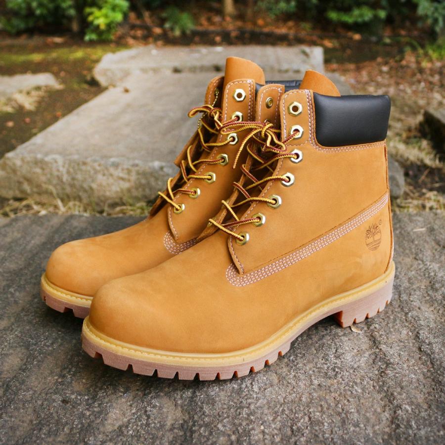 ティンバーランド メンズ ブーツ 6インチ ウォータープルーフ ヌバック TIMBERLAND 6inch PREMIUM WP BOOT 10061 WHEAT｜lowtex｜07