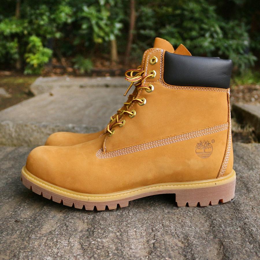 ティンバーランド メンズ ブーツ 6インチ ウォータープルーフ ヌバック TIMBERLAND 6inch PREMIUM WP BOOT 10061 WHEAT｜lowtex｜08