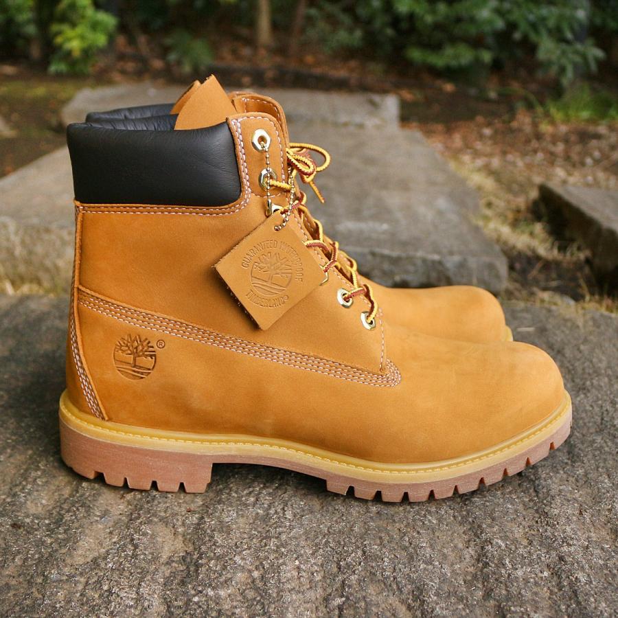 ティンバーランド メンズ ブーツ 6インチ ウォータープルーフ ヌバック TIMBERLAND 6inch PREMIUM WP BOOT 10061 WHEAT｜lowtex｜09