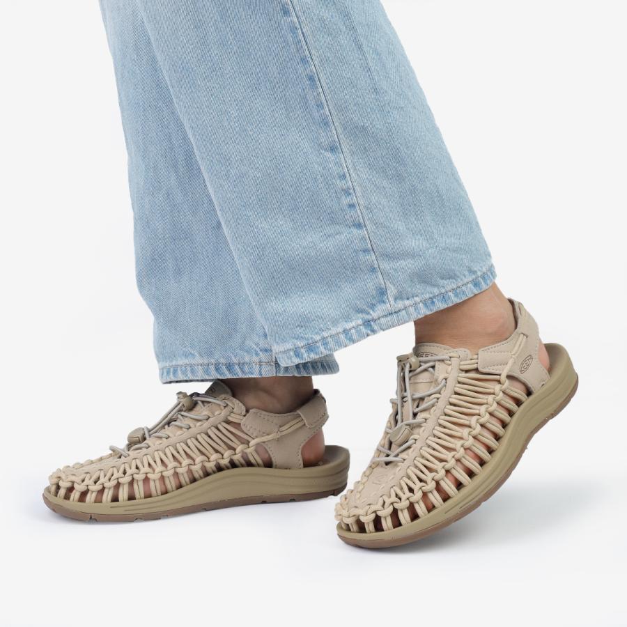本日まで！【新品未使用】KEEN UNEEK W SAFARI Women's Uneek Two-Cord Sandals | Tan | KEEN Footwear