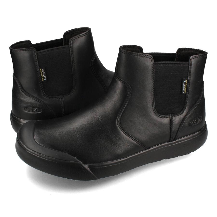 KEEN WOMEN ELENA CHELSEA WP キーン エレナ チェルシー ウォータープルーフ レディース BLACK/BLACK