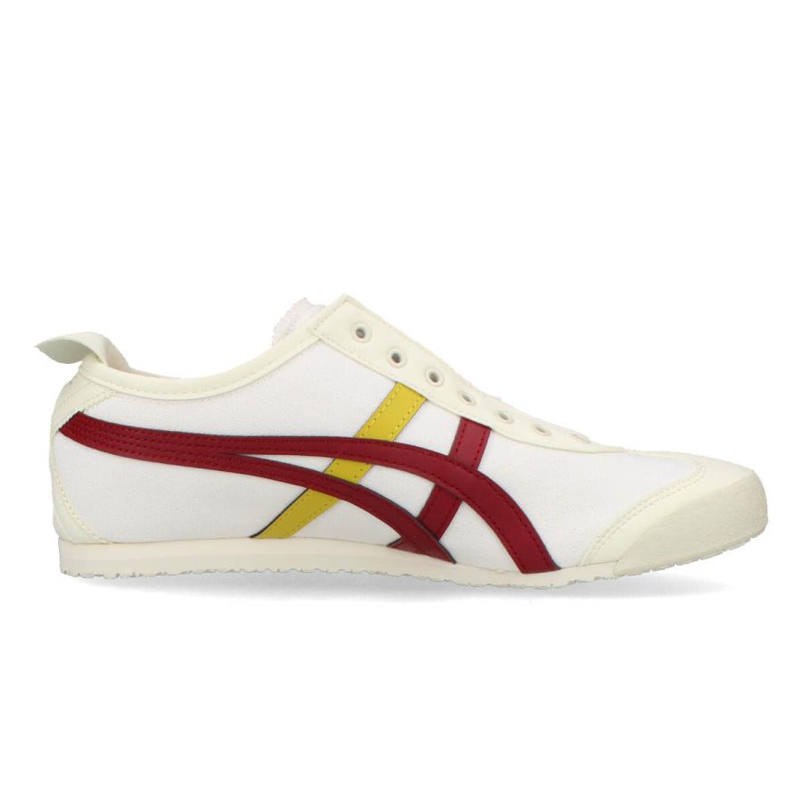 Onitsuka Tiger MEXICO 66 SLIP-ON オニツカタイガー メキシコ 66 スリッポン メンズ レディース CREAM/BEET JUICE ホワイト 1183a360-123｜lowtex｜05