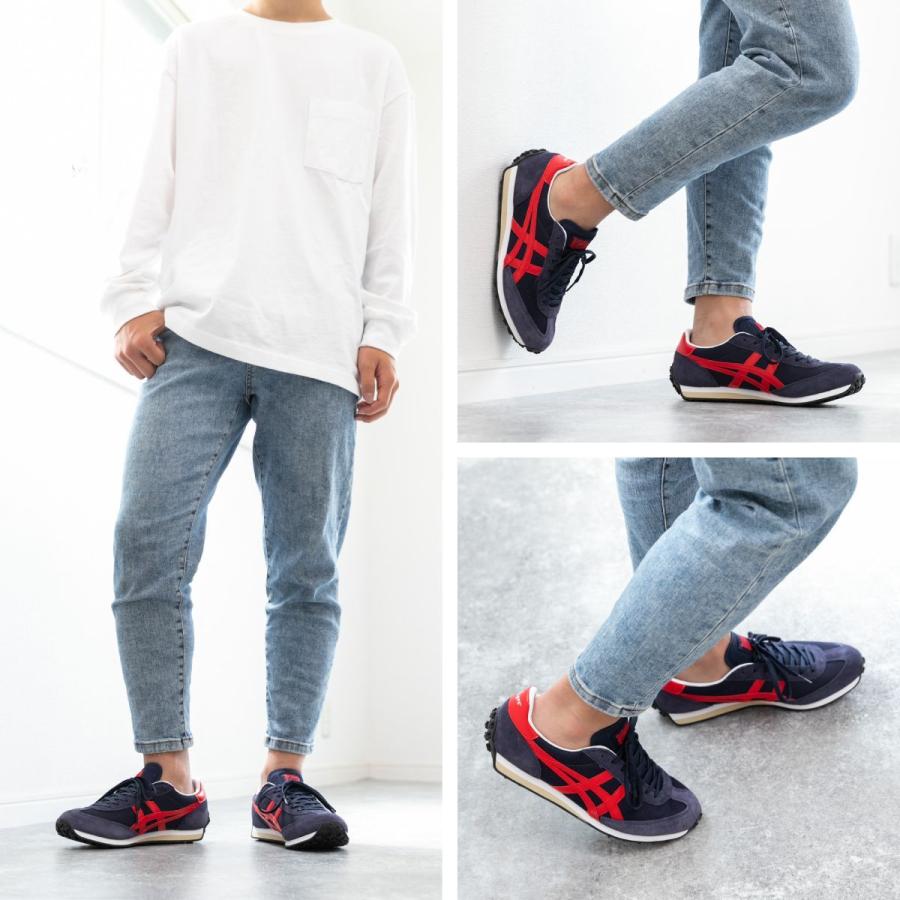 スニーカー メンズ レディース オニツカ タイガー Onitsuka Tiger EDR 78 MIDNIGHT/CLASSIC RED 2020年秋冬モデル｜lowtex｜07