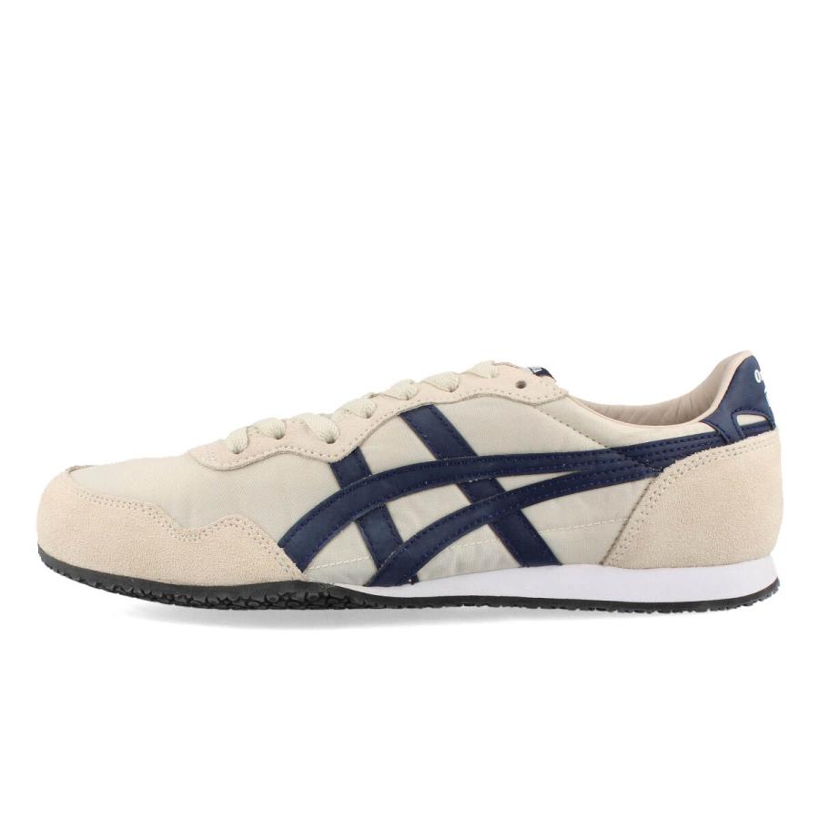 Onitsuka Tiger SERRANO オニツカタイガー セラーノ メンズ レディース ローカット BIRCH/PEACOAT ベージュ ネイビー 1183b400-200｜lowtex｜05