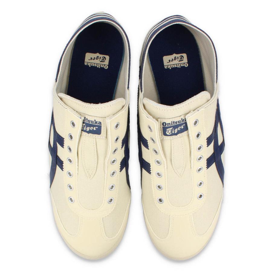 Onitsuka Tiger MEXICO 66 PARATY オニツカタイガー メキシコ 66 パラティ メンズ レディース NATURAL/NAVY ベージュ 1183C233-250｜lowtex｜02