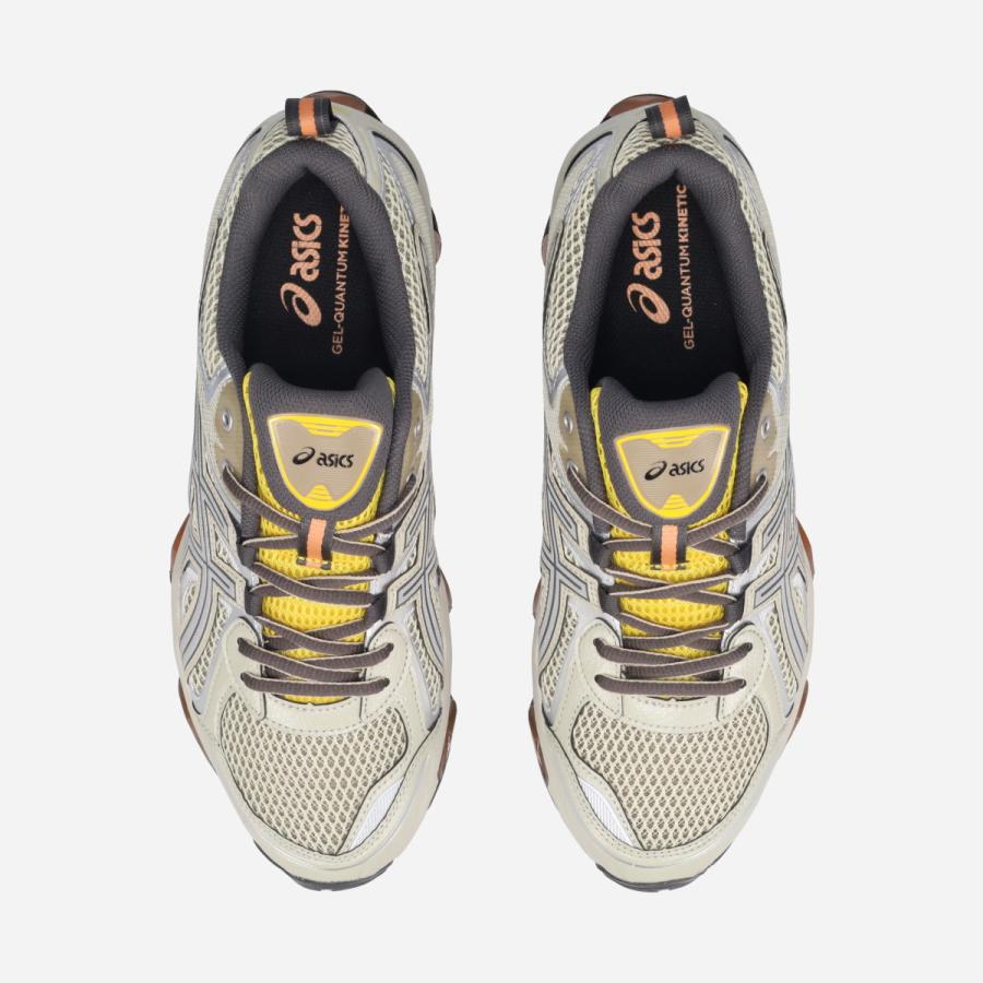 【20%OFF】 ASICS SPORTSTYLE GEL-QUANTUM KINETIC アシックス スポーツスタイル ゲル クアンタム キネティック メンズ FOSSIL/PURE SILVER グレー 1203A270-026の画像