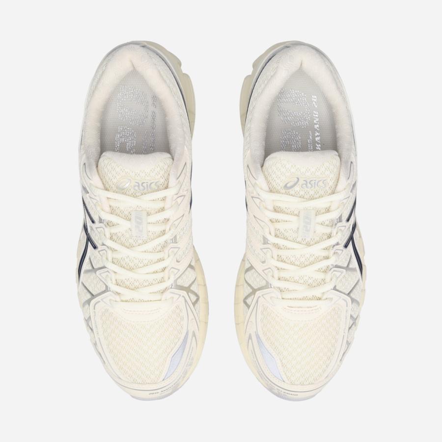 ASICS SPORTSTYLE GEL-KAYANO 20 アシックス スポーツスタイル ゲル カヤノ 20 メンズ レディース CREAM/INDEPENDENCE BLUE ベージュ 1203A388-104の画像