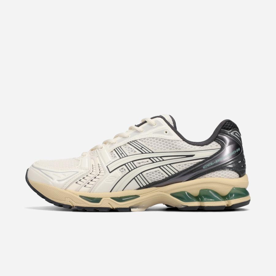 ASICS SPORTSTYLE GEL-KAYANO 14 アシックス スポーツスタイル ゲル カヤノ 14 メンズ CREAM/OBSIDIAN GREY ホワイト 1203A537-113の画像