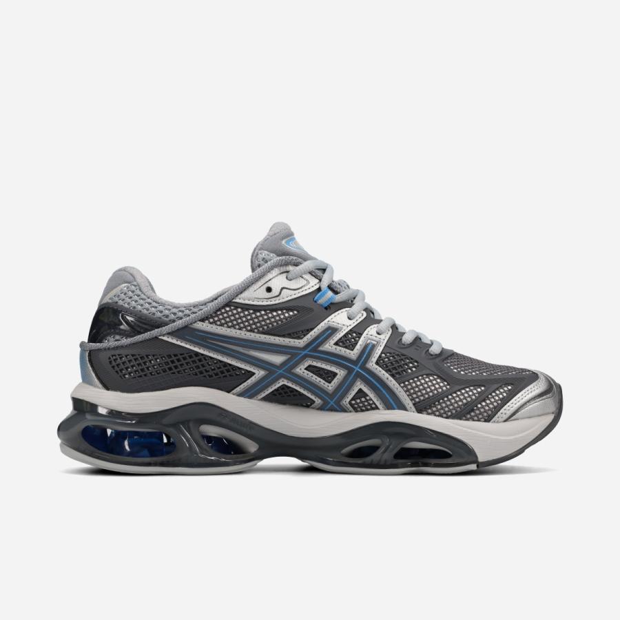 ASICS SPORTSTYLE GEL-KINETIC 2.0 アシックス スポーツスタイル ゲル キネティック 2.0 メンズ PURE SILVER/BLUE COAST グレー 1203A678-022の画像