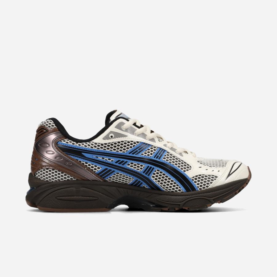 ASICS SPORTSTYLE GEL-KAYANO 14 アシックス スポーツスタイル ゲル カヤノ 14 メンズ レディース CREAM/BLUE COAST ベージュ 1203A740-104の画像