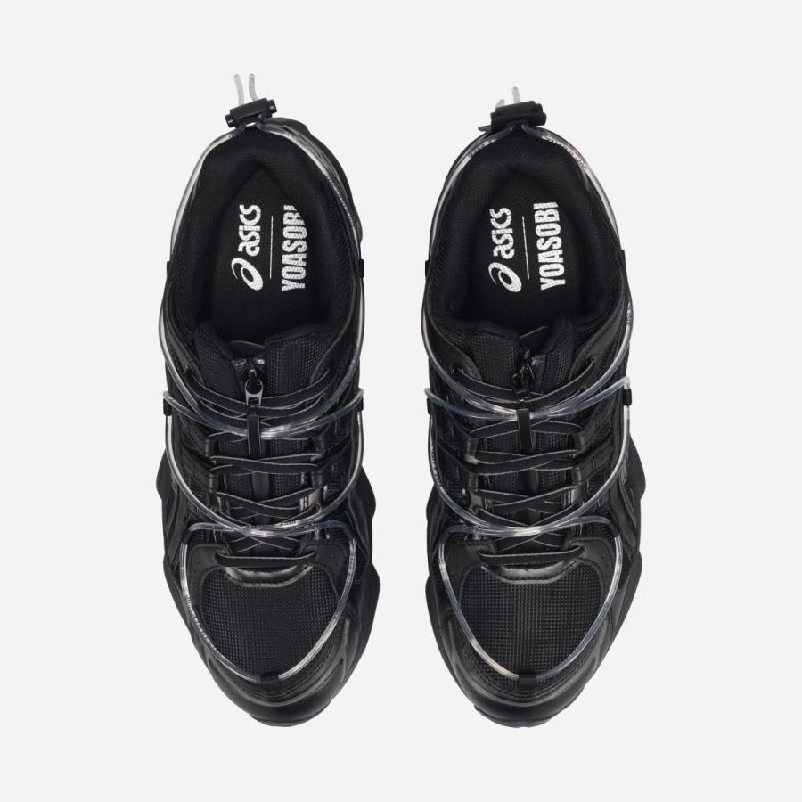 ASICS SPORTSTYLE GEL-KINETIC FLUENT Y アシックス スポーツスタイル ゲル キネティック フルエント Y BLACK/BLACK ブラック 1203A837-001の画像