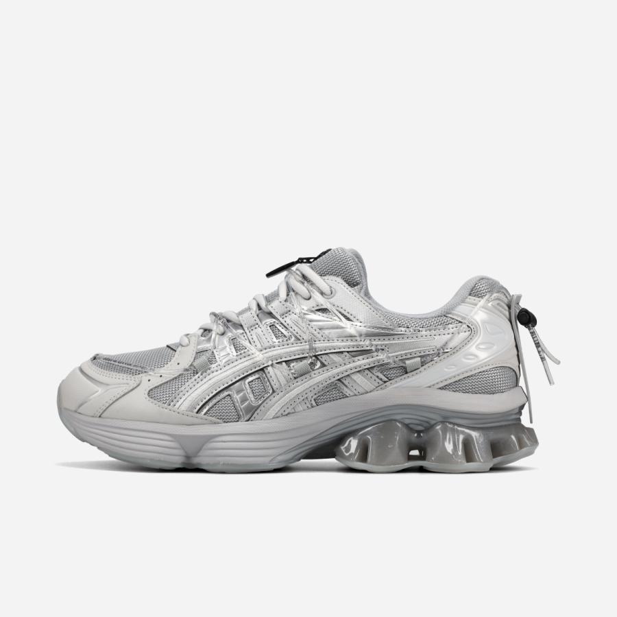 ASICS SPORTSTYLE GEL-KINETIC FLUENT Y アシックス スポーツスタイル ゲル キネティック フルエント Y PIEDMONT GREY/PURE SILVER グレー 1203A837-020の画像
