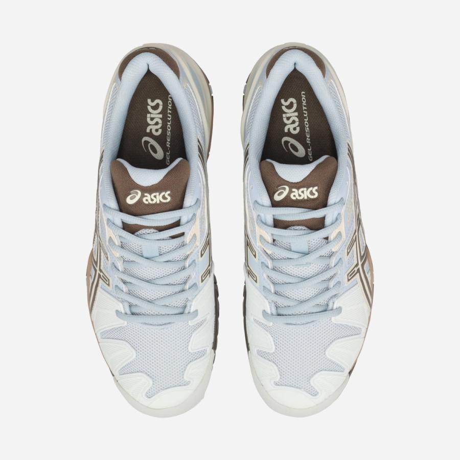 ASICS SPORTSTYLE GEL-RESOLUTION 5 アシックス スポーツスタイル ゲル レゾリューション 5 メンズ レディース STORM CLOUD/SEPIA BROWN ブルー 1203A901-400の画像