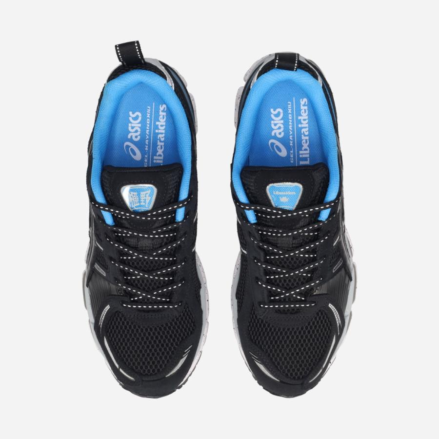 ASICS SPORTSTYLE GEL-KAYANO 12.1 × LIBERAIDERS アシックス スポーツスタイル ゲル カヤノ 12.1 メンズ レディース BLACK/PURE SILVER シルバー 1203A985-002の画像