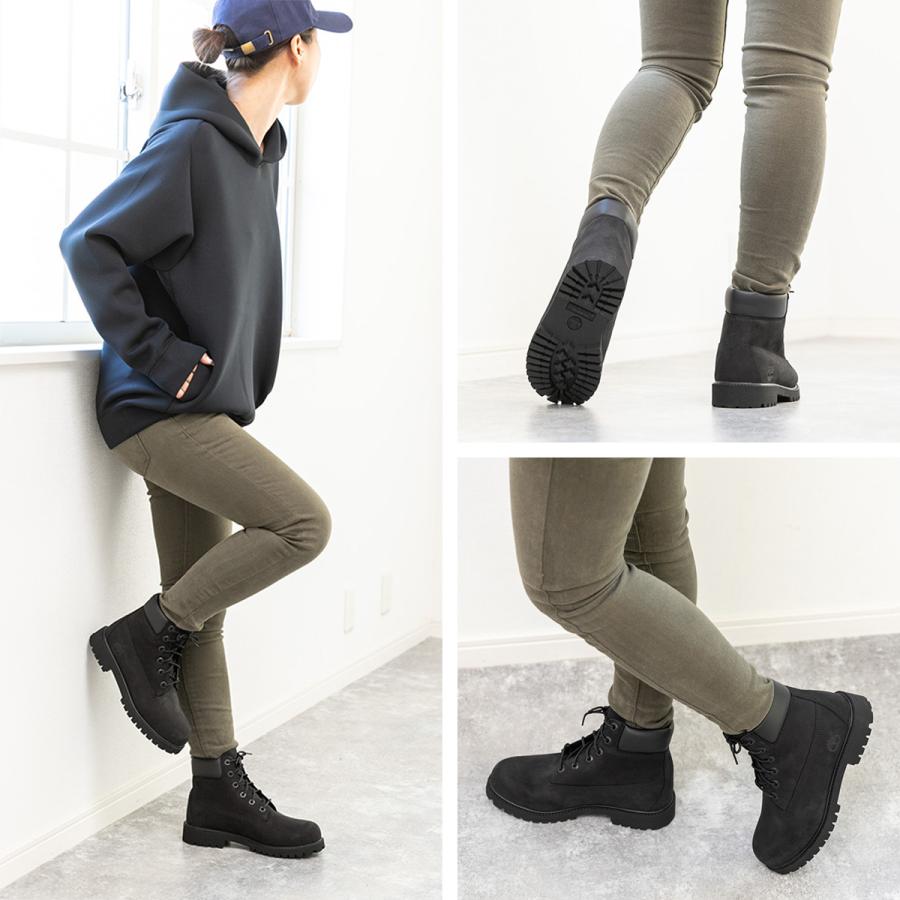 ティンバーランド 6インチ プレミアム ブーツ TIMBERLAND 6inch PREMIUM BOOT BLACK 黒 ブラック レディース | Timberland | 06