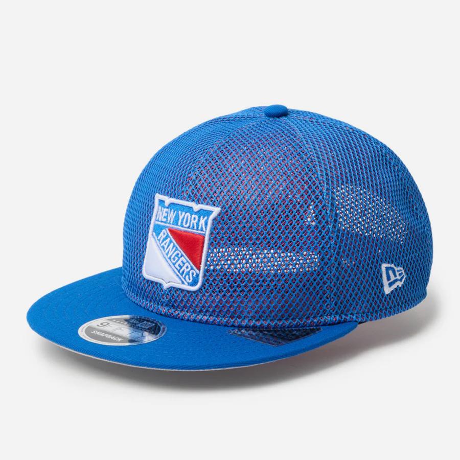 NEW ERA RC 9FIFTY FLAT VISOR NEW YORK RANGERS DOUBLE MESH Powered by GORO NAKATSUGAWA ニューエラ RC 9FIFTY フラットバイザー  BLUE ブルー 14880368 | NEW ERA