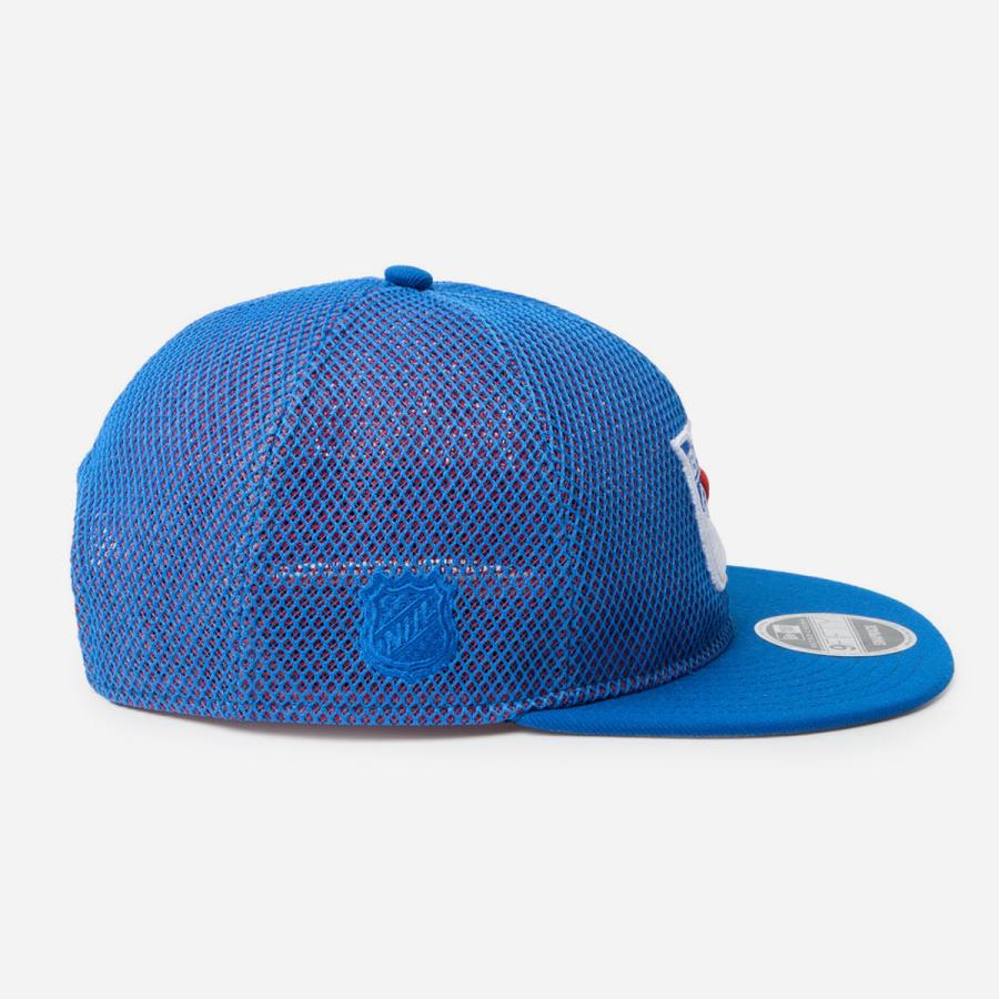 NEW ERA RC 9FIFTY FLAT VISOR NEW YORK RANGERS DOUBLE MESH Powered by GORO NAKATSUGAWA ニューエラ RC 9FIFTY フラットバイザー  BLUE ブルー 14880368 | NEW ERA | 04