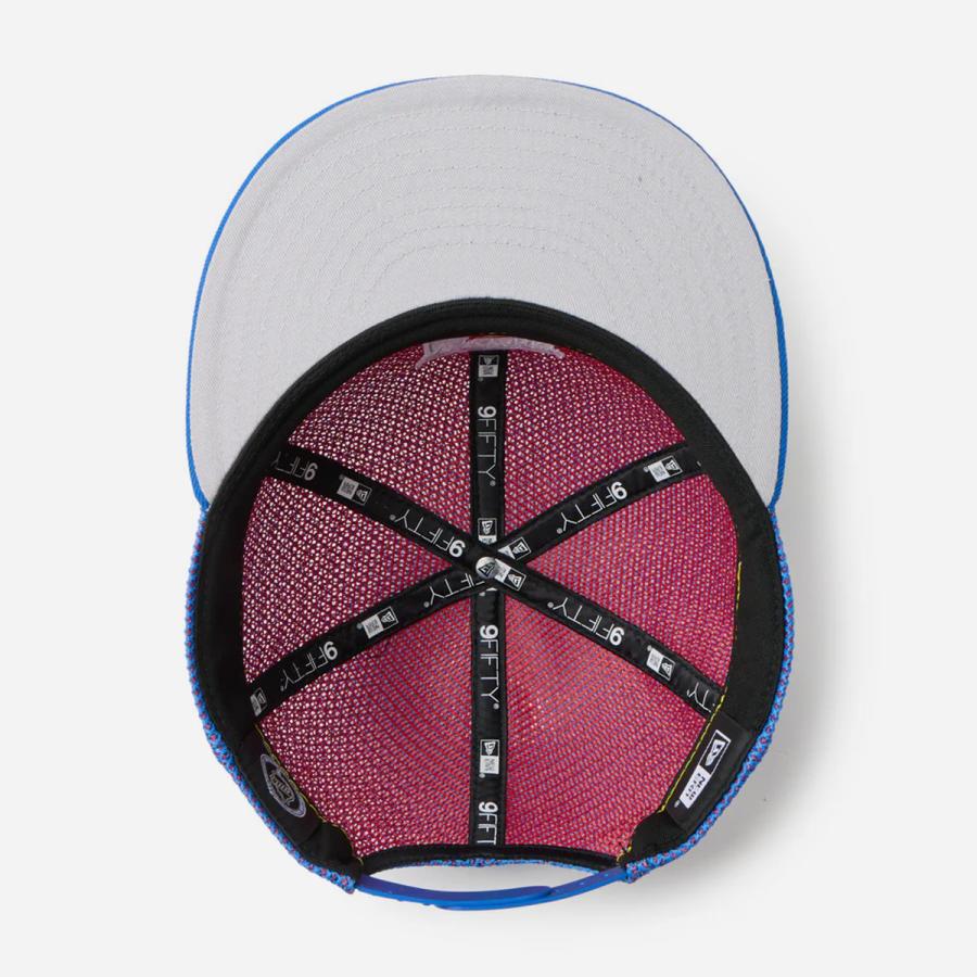 NEW ERA RC 9FIFTY FLAT VISOR NEW YORK RANGERS DOUBLE MESH Powered by GORO NAKATSUGAWA ニューエラ RC 9FIFTY フラットバイザー  BLUE ブルー 14880368 | NEW ERA | 06