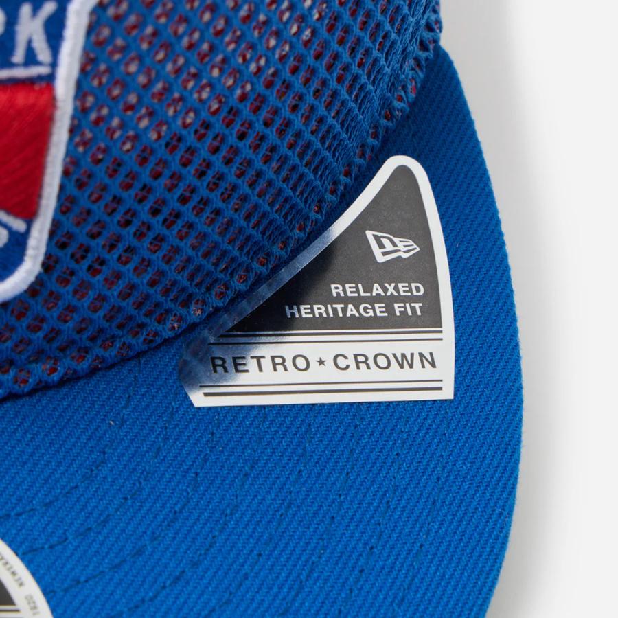 NEW ERA RC 9FIFTY FLAT VISOR NEW YORK RANGERS DOUBLE MESH Powered by GORO NAKATSUGAWA ニューエラ RC 9FIFTY フラットバイザー  BLUE ブルー 14880368 | NEW ERA | 08