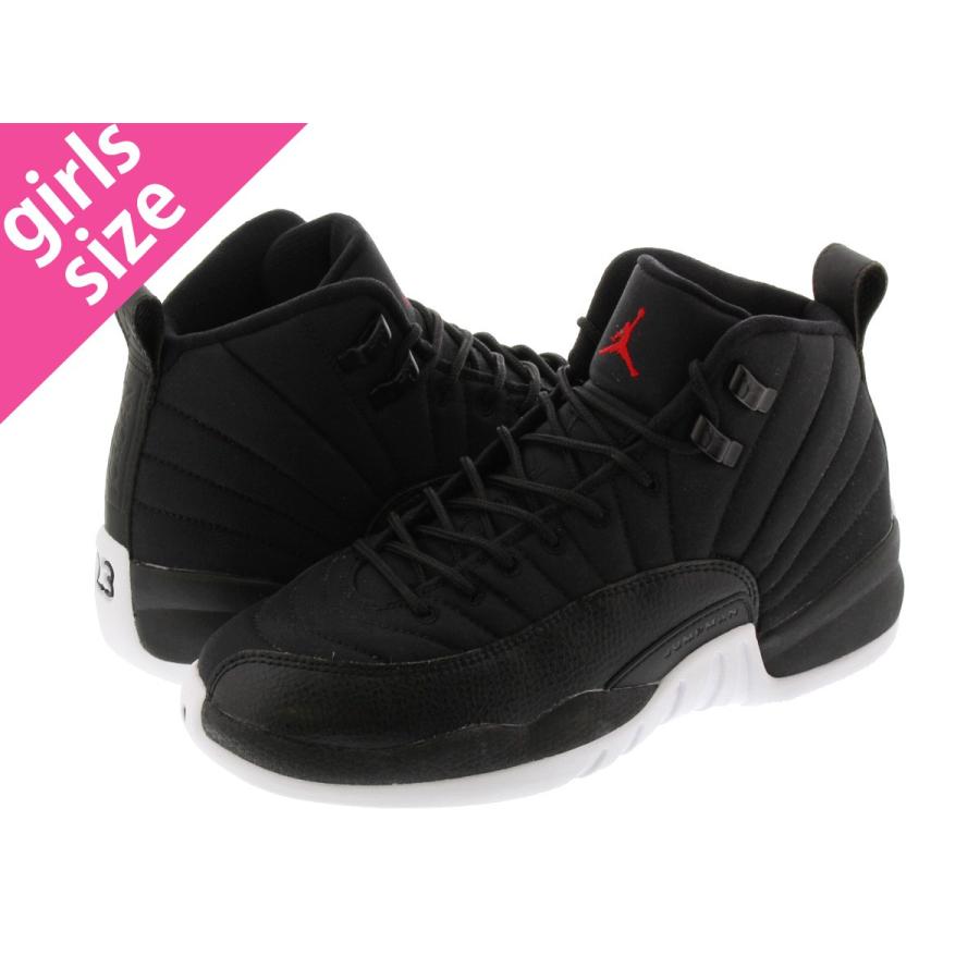 jordan 12 black white red
