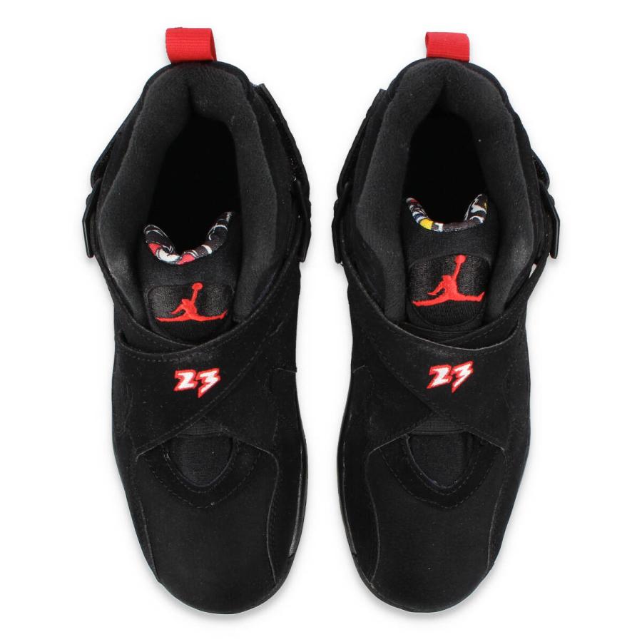 NIKE AIR JORDAN 8 RETRO PS ナイキ エア ジョーダン 8 レトロ PS 子ども BLACK/TRUE RED/WHITE ブラック 305369-062｜lowtex｜02