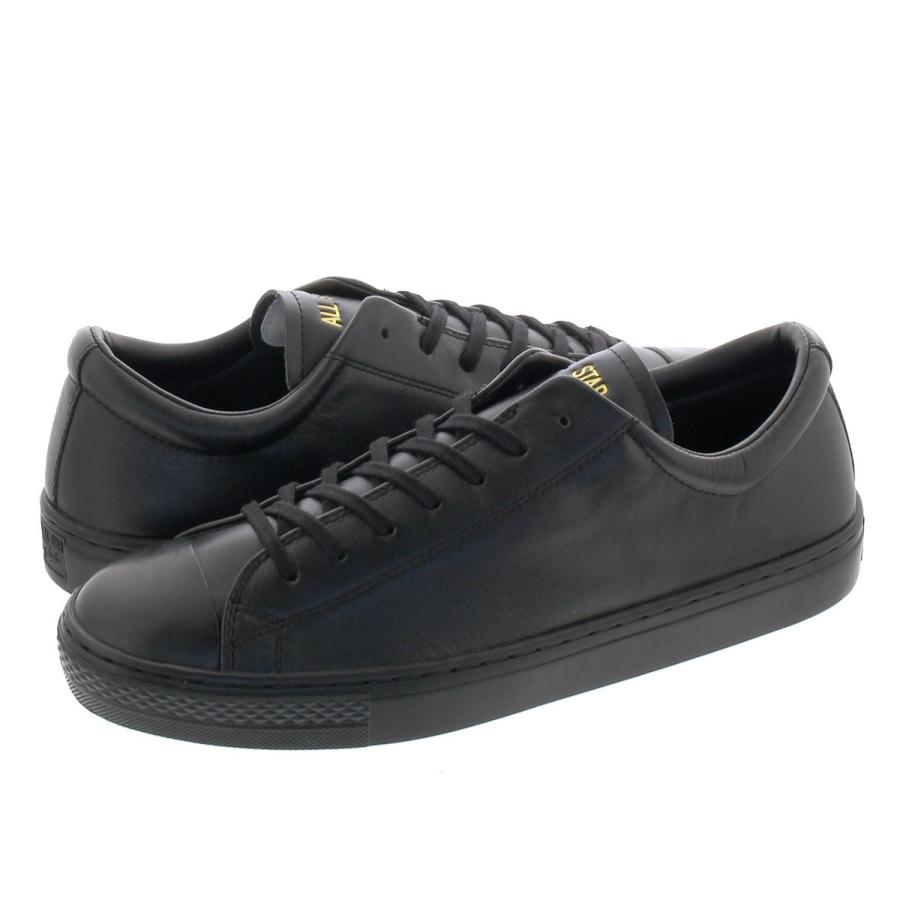 CONVERSE LEATHER ALL STAR COUPE OX コンバース レザー オールスター クップ OX BLACK 31301811｜lowtex