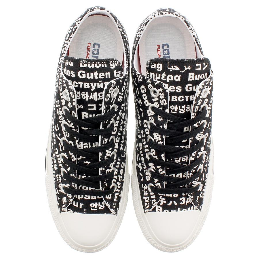 CONVERSE ALL STAR 100 MULTILINGUAL OX コンバース オールスター 100 マルチリンガル OX BLACK ...