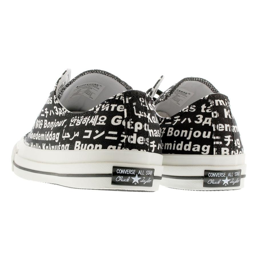 CONVERSE ALL STAR 100 MULTILINGUAL OX コンバース オールスター 100 マルチリンガル OX BLACK ...