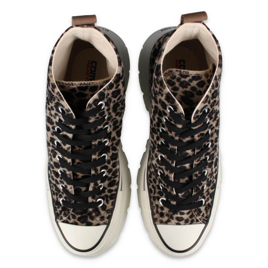 CONVERSE ALL STAR (R) TREKWAVE ANIMALFUR HI コンバース オールスター トレックウエーブ アニマルファー HI メンズ レディース LEOPARD ブラウン 31310230｜lowtex｜02