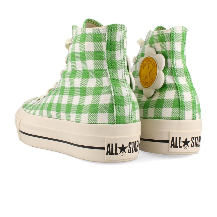 CONVERSE ALL STAR PLTS FLOWERPATCH HI コンバース オールスター PLTS フラワーパッチ HI レディース LIGHT GREEN/WHITE グリーン 31311050｜lowtex｜03