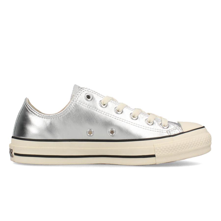 CONVERSE LEATHER ALL STAR (R) OX コンバース レザー オールスター (R) OX メンズ レディース SILVER シルバー 31311890｜lowtex｜05