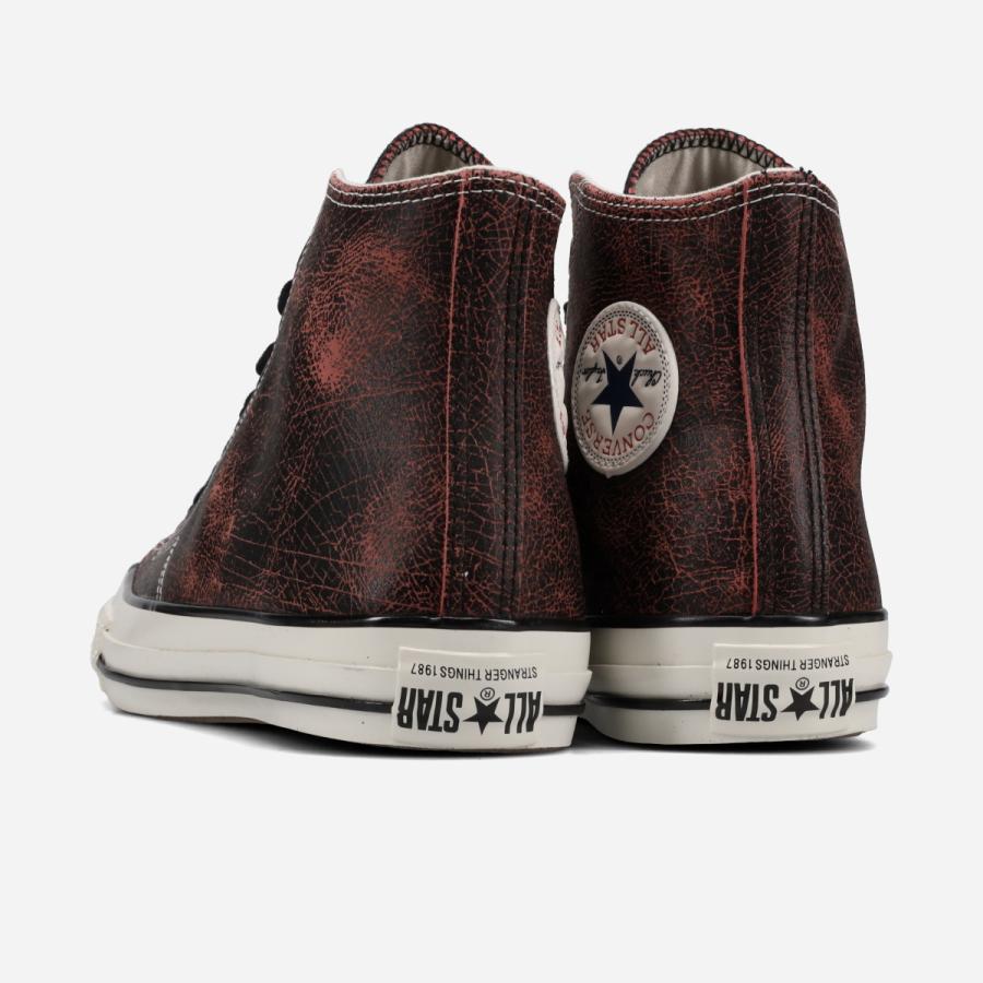 CONVERSE ALL STAR AGED 87 UD HI / STRANGER THINGS 5 コンバース オールスター エイジド 87 / ストレンジャー・シングス 5 BLACK/RED ブラック 31317080 | LEA ALL STAR | 02
