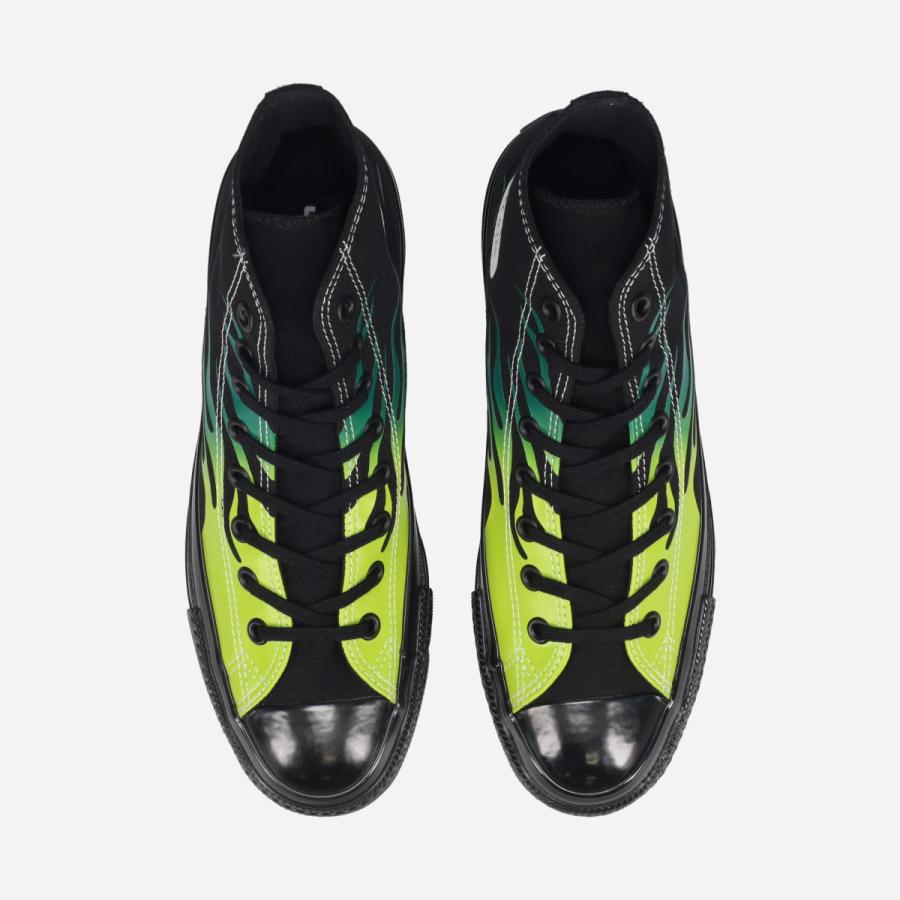【3月10日(火)発売】 CONVERSE ALL STAR AGED IGNT HI コンバース オールスター エイジド IGNT HI メンズ BLACK/GREEN FLAME ブラック 31317131 | CANVAS ALL STAR | 01