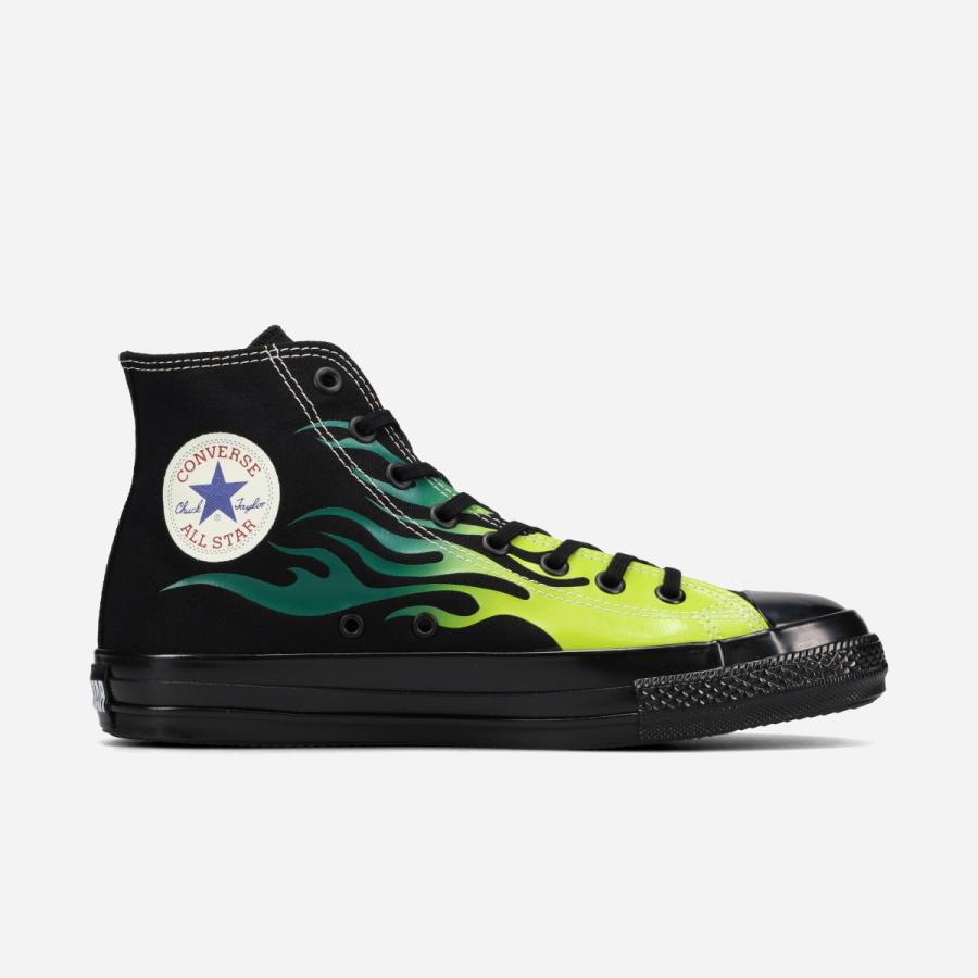 【3月10日(火)発売】 CONVERSE ALL STAR AGED IGNT HI コンバース オールスター エイジド IGNT HI メンズ BLACK/GREEN FLAME ブラック 31317131 | CANVAS ALL STAR | 04