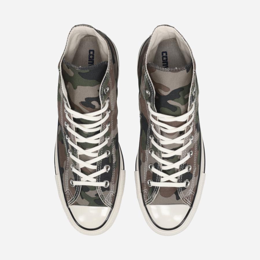 CONVERSE ALL STAR AGED WOODLANDCAMO HI コンバース オールスター エイジド ウッドランドカモ HI GREEN/GRAY/BROWN カーキグリーン 31318220の画像