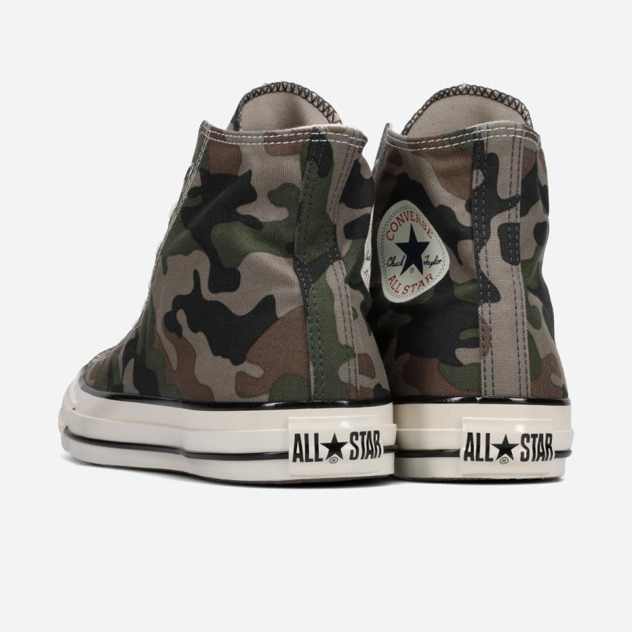 CONVERSE ALL STAR AGED WOODLANDCAMO HI コンバース オールスター エイジド ウッドランドカモ HI GREEN/GRAY/BROWN カーキグリーン 31318220の画像