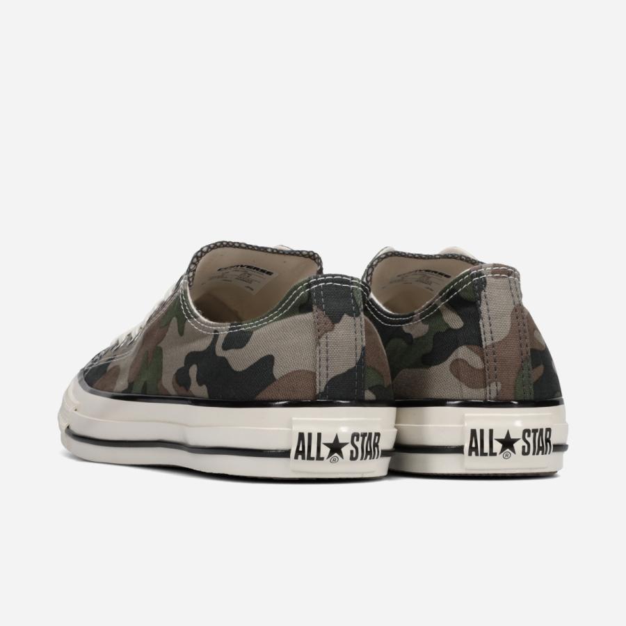 CONVERSE ALL STAR AGED WOODLANDCAMO OX コンバース オールスター エイジド ウッドランドカモ OX GREEN/GRAY/BROWN カーキグリーン 31318230の画像