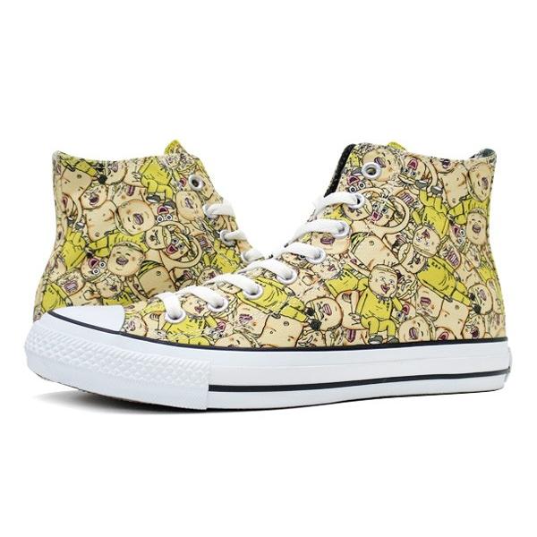 CONVERSE ALL STAR COMICNIPPON MG HI CONVERSE x 漫☆画太郎 コンバース オールスター コミックニッポン MG HI YELLOW｜lowtex