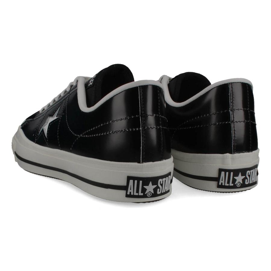 スニーカー メンズ レディース コンバース ワンスター J ブラック ホワイト 日本製 CONVERSE ONE STAR J BLACK/WHITE MADE IN JAPAN 32346511｜lowtex｜03