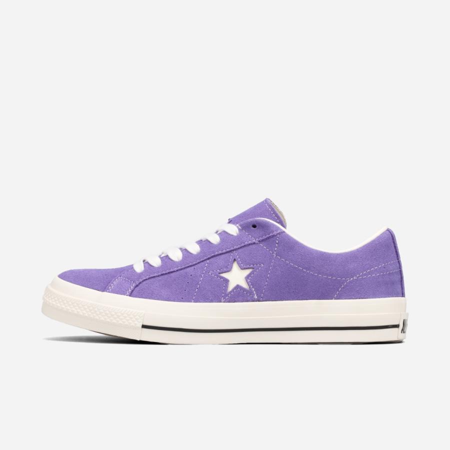 新品未使用品CONVERSE CONS 25cmホワイト/ブラック/パープル ONE STAR 【20%OFF】 CONVERSE SUEDE コンバース ワンスター スエード