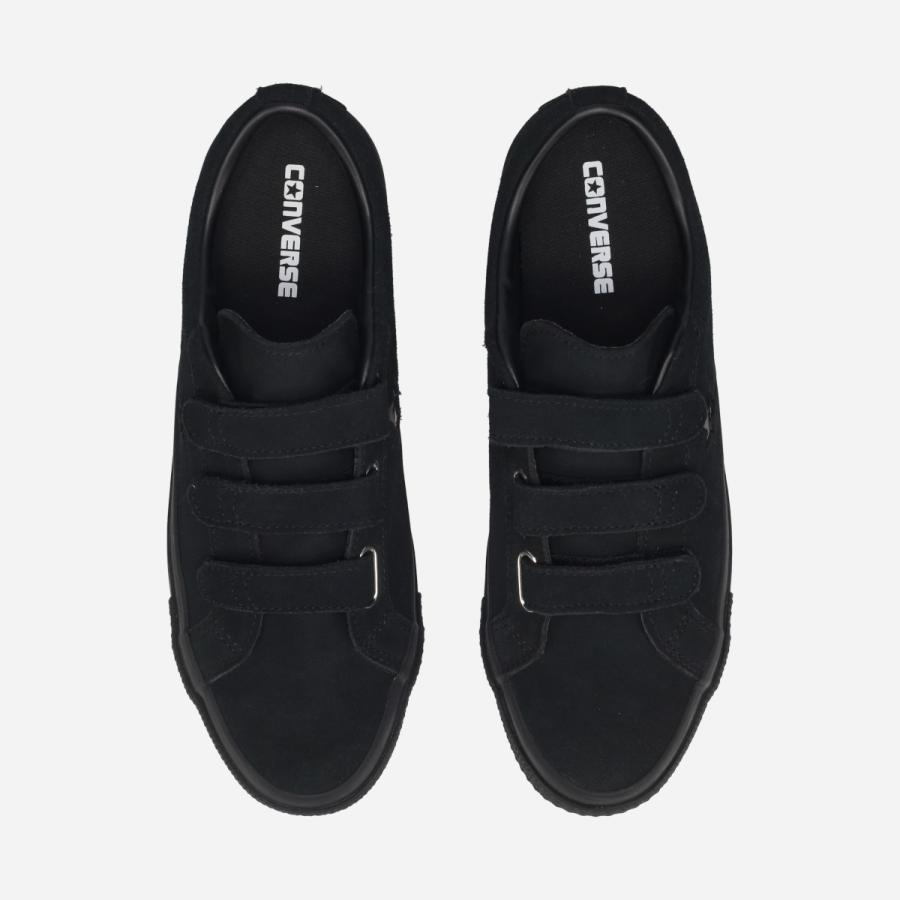 【US8.5】ワンスター　V-3 　黒×黒　 ベルクロ　レザー one star ONE STAR CONVERSE SUEDE V-3 コンバース ワンスター スエード メンズ