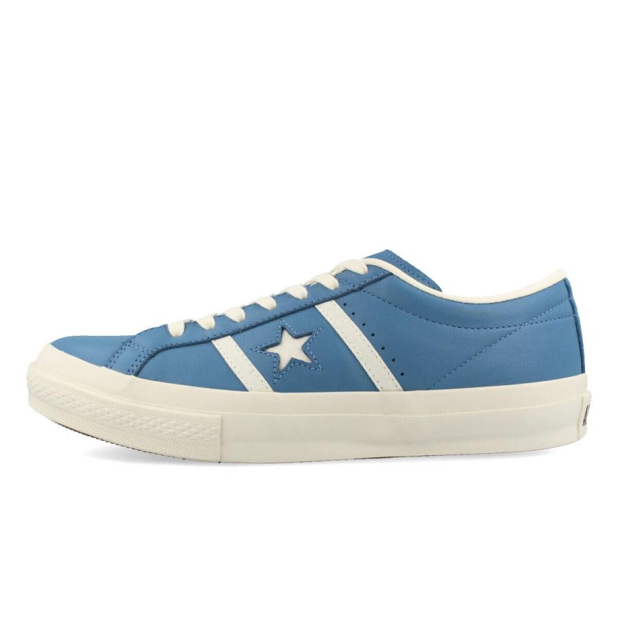 CONVERSE STAR&BARS LEATHER コンバース スター&バーズ レザー DUSTY BLUE 35200350｜lowtex｜04