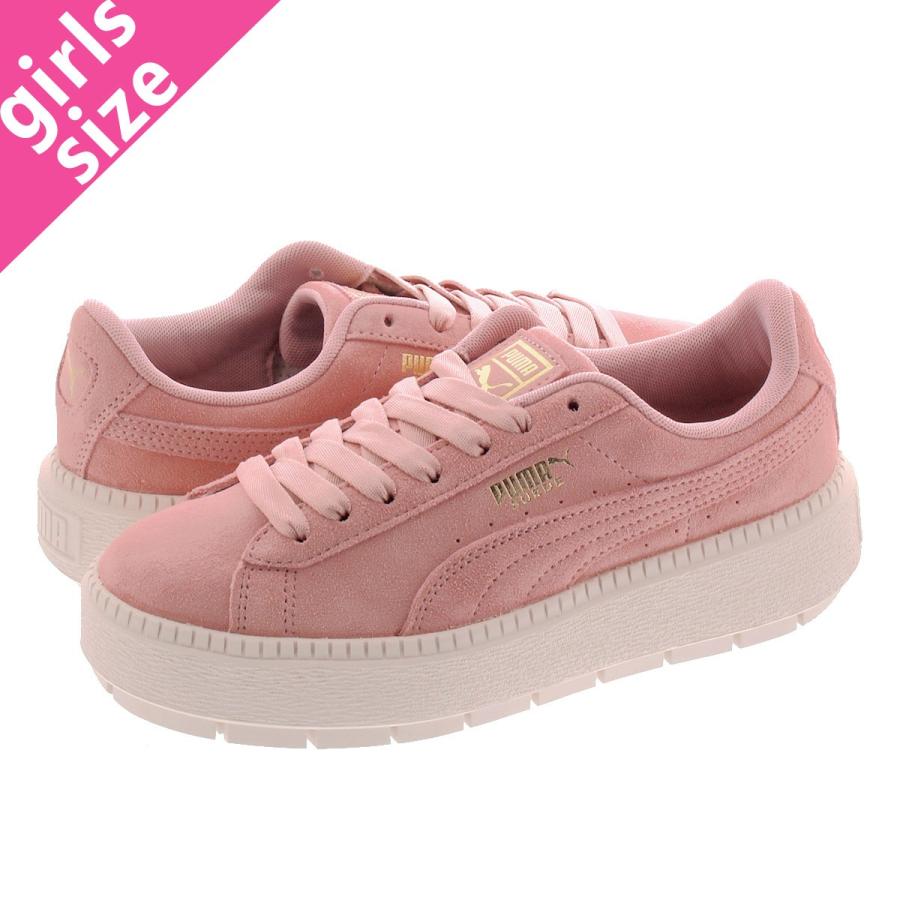puma trace suede platform