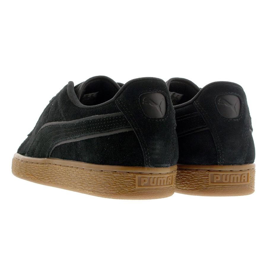 puma suede black gum