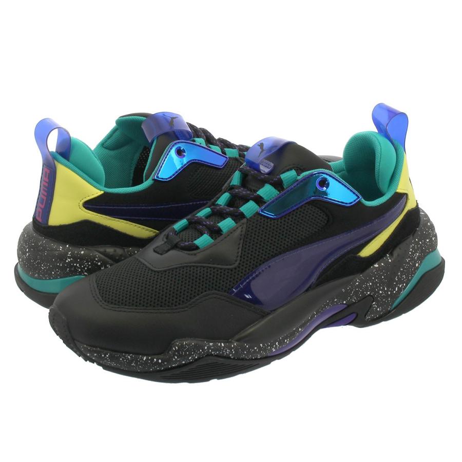 PUMA THUNDER SPACE プーマ サンダー スペース BLACK/COLUMBIA/LIMELIGHT 370768-04 LOWTEX  - 通販 - PayPayモール