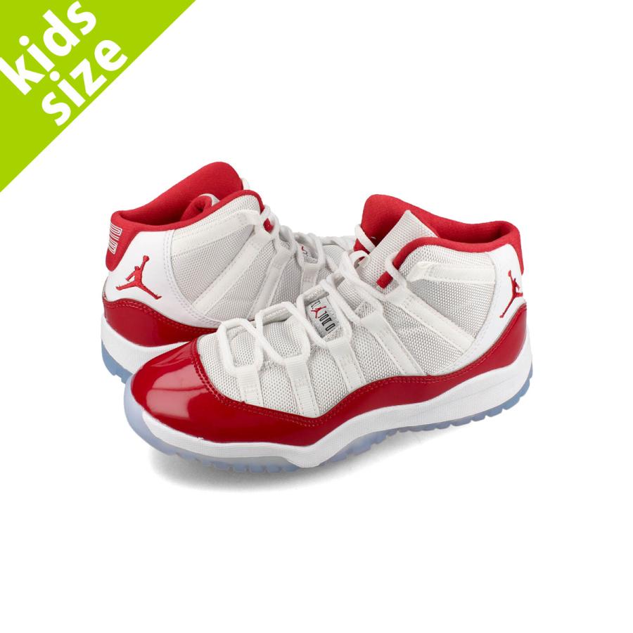 NIKE AIR JORDAN 11 RETRO PS CHERRY ナイキ エア ジョーダン 11 レトロ PS キッズ 子ども WHITE/VARSITY RED/BLACK ホワイト